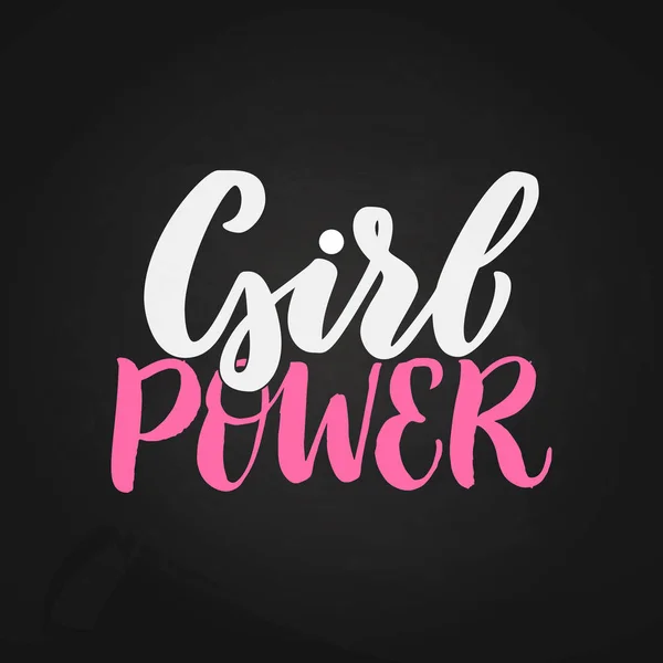 Letras Girl Power. — Archivo Imágenes Vectoriales