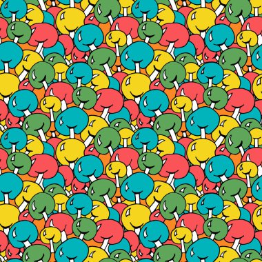 Doodle seamless modeli. Tekstil duvar kağıdı ambalaj kağıdı için kullanılabilir.