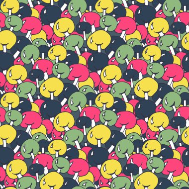 Doodle seamless modeli. Tekstil duvar kağıdı ambalaj kağıdı için kullanılabilir.