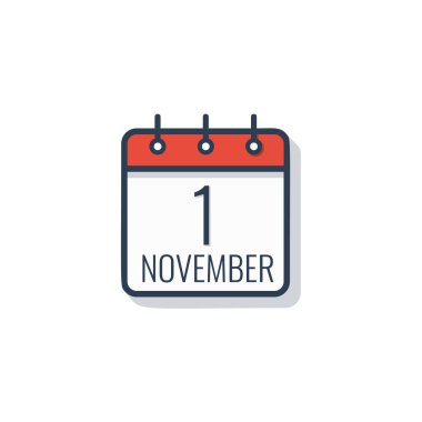 Beyaz arka plan üzerinde izole takvim gün simgesini.