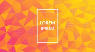 Soyut üçgenler degrade arka plan mozaik. Geometrik çok renkli arka plan. Vektör Eps 10