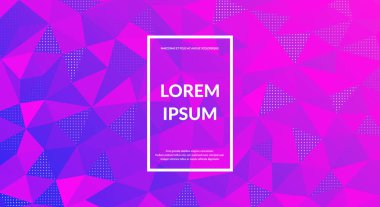 Soyut üçgenler degrade arka plan mozaik. Geometrik çok renkli arka plan. Vektör Eps 10