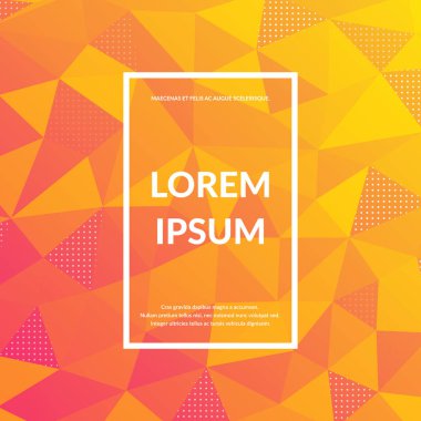 Soyut üçgenler degrade arka plan mozaik. Geometrik çok renkli arka plan. Vektör Eps 10