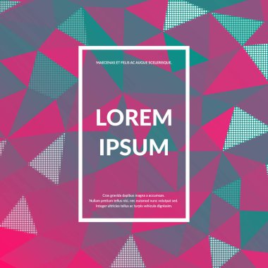 Soyut üçgenler degrade arka plan mozaik. Geometrik çok renkli arka plan. Vektör Eps 10