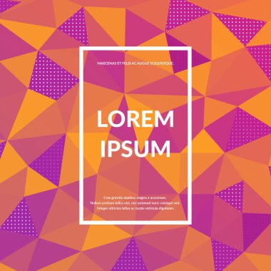 Soyut üçgenler degrade arka plan mozaik. Geometrik çok renkli arka plan. Vektör Eps 10