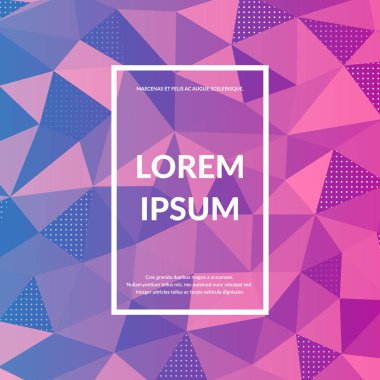 Soyut üçgenler degrade arka plan mozaik. Geometrik çok renkli arka plan. Vektör Eps 10