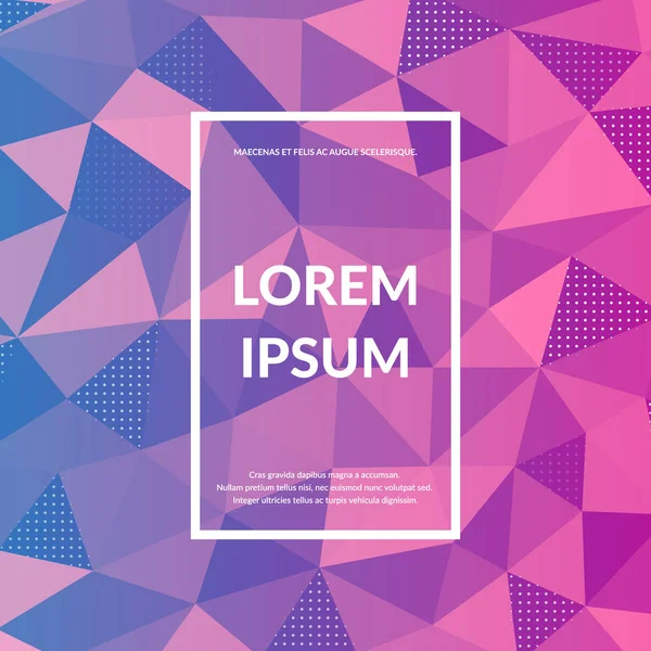 Soyut üçgenler degrade arka plan mozaik. Geometrik çok renkli arka plan. Vektör Eps 10