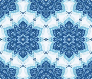 Oryantal tarzda altın süs dikişsiz desen.