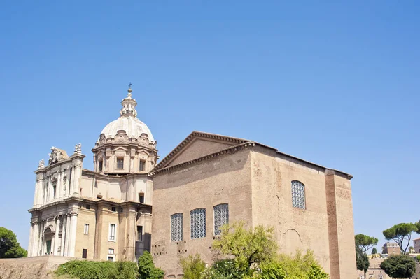Santi Luca e Martina church in Rome, Italy — Stock Photo, Image
