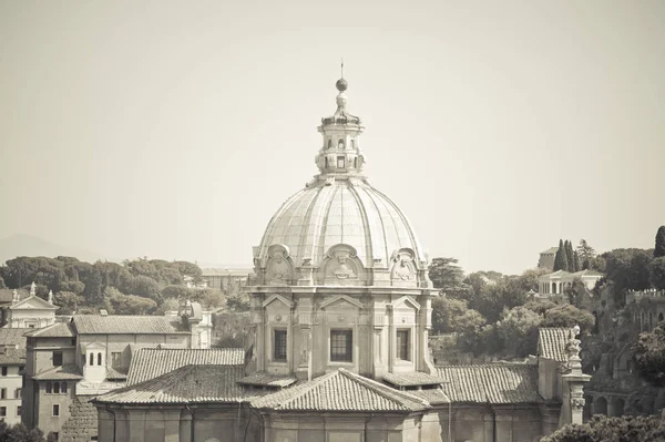 Santi luca e martina církve v Římě, Itálie — Stock fotografie