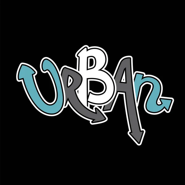 Skateboard Inscription Urban Illustration Vectorielle Pour Design Affiche Impression Pour — Image vectorielle