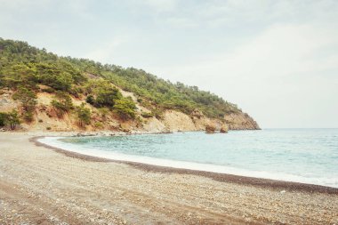 Panoramik deniz kenarı yakınındaki Antalya Türkiye