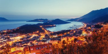 Gemi İskelesi günbatımı '. Güzellik Dünya Türkiye