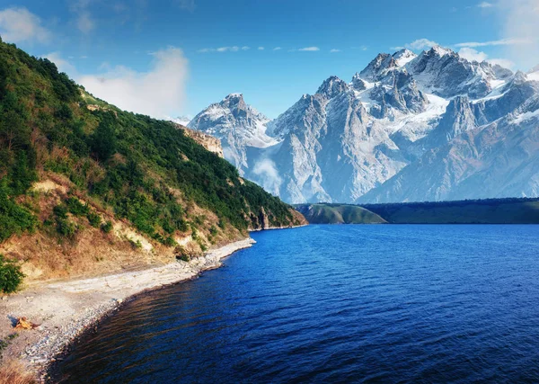 Lago Montaña Las Montañas Alpinas Italia — Foto de Stock