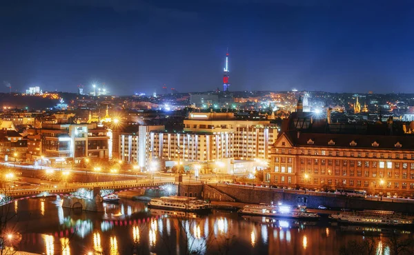 Natursköna Nattvisning Tjeckien Europa — Stockfoto