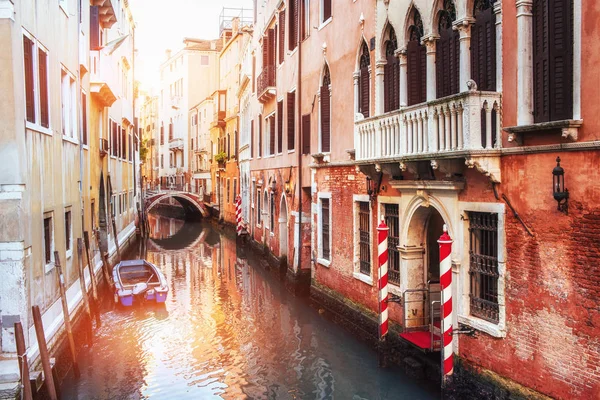 Góndolas Canal Venecia Venecia Destino Turístico Popular Europa — Foto de Stock
