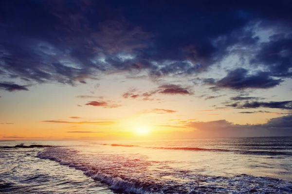 Fantastisch Uitzicht Natuur Behouden Monte Cofano Dramatische Scène Zonsondergang Boven — Stockfoto