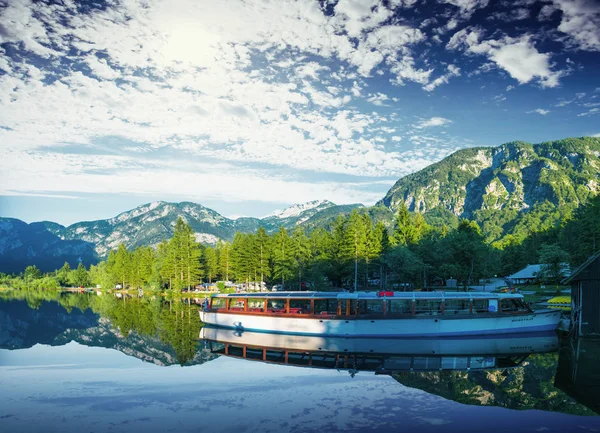 Village Peu Connu Hallstat Qui Hallstater Voir Dans Les Alpes — Photo