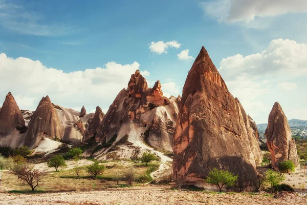 Ciudad Cueva Capadocia Mundo Belleza Turquía — Foto de Stock