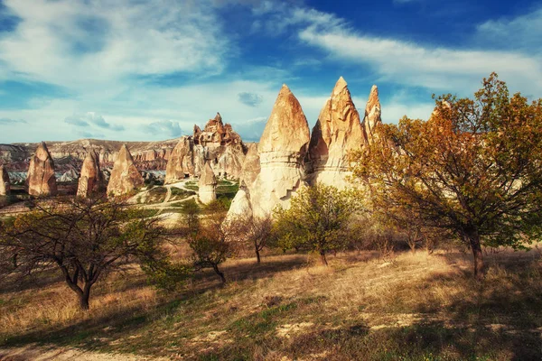 Şehir Kapadokya Cave Güzellik Dünya Türkiye — Stok fotoğraf