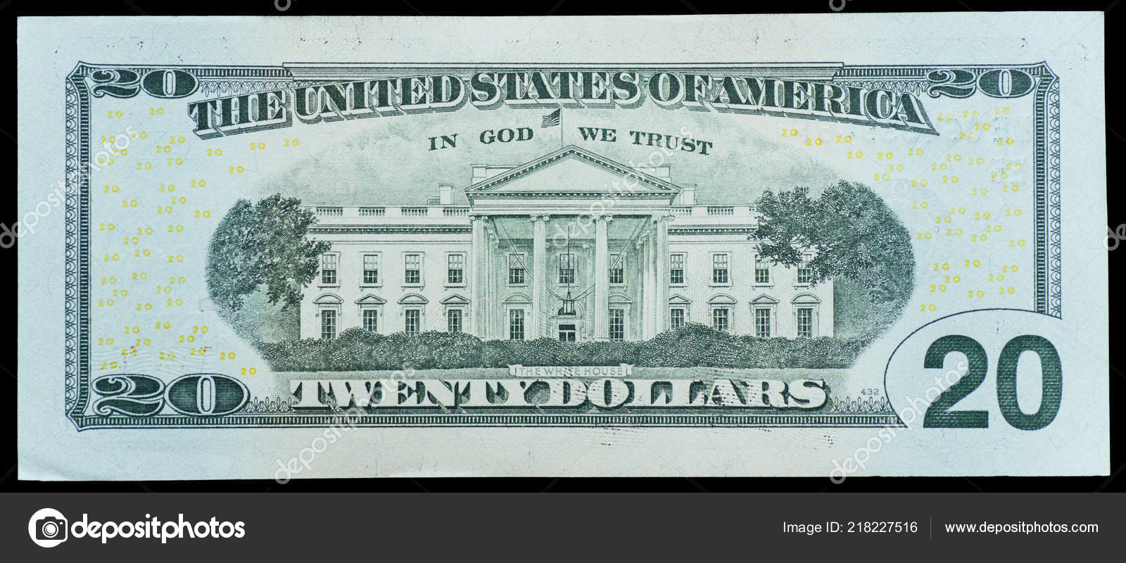 20美元的钞票特写我们两美元的钞票宏20美元—— 库存社论照片© myronstandret #218227516