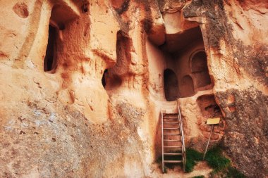 Şehir Kapadokya cave. Güzellik Dünya Türkiye