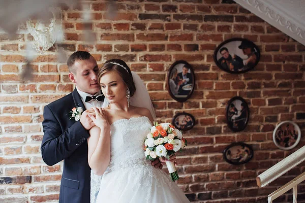 Bride Groom Couple Wedding Day — Stock Photo, Image
