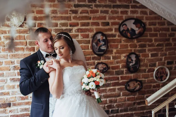 Bride Groom Couple Wedding Day — Stock Photo, Image