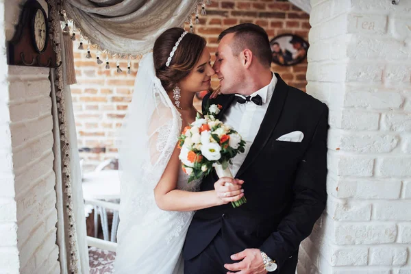 Casamento Casal Sessão Fotos Melhor Dia Minha Vida — Fotografia de Stock