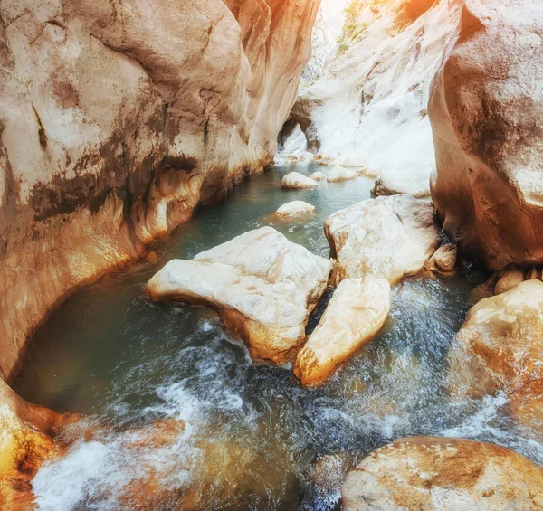 Schilderachtig Uitzicht Canyon Vence Turkije Antalya — Stockfoto