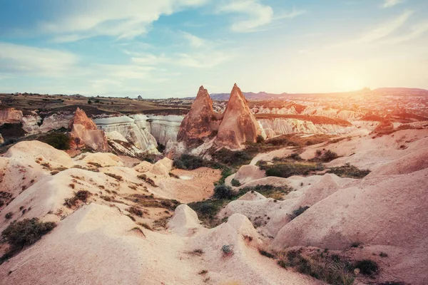 Tformaciones Geológicas Únicas Valle Capadocia — Foto de Stock
