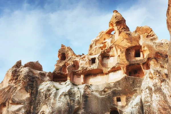 Ciudad Cueva Capadocia Mundo Belleza Turquía — Foto de Stock