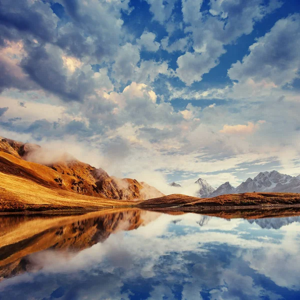 Het Schilderachtige Landschap Bergen Bovenste Svaneti Georgia Europa Caucasus Mountains — Stockfoto