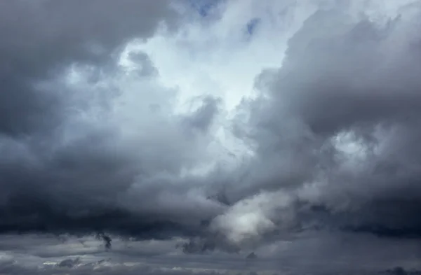 Background Dark Clouds Thunder Storm Dramatic Sky — Stock Photo, Image