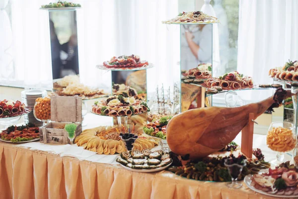 Buffet Table Best Day Life — Stock Photo, Image