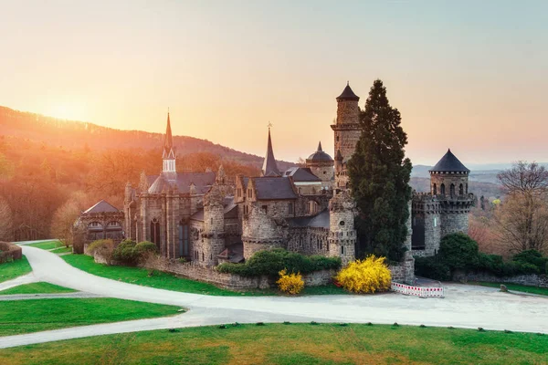 Oude Kasteel Fantastisch Uitzicht Schoonheid Van Wereld Duitsland Europa — Stockfoto