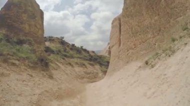 Kumtaşı Kanyon Cavuşin Köyü, Kapadokya Nevşehir ilinde Orta Anadolu Bölgesi Türkiye'nin, Asya yakınındaki fungous formlar