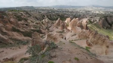 Kumtaşı Kanyon fungous formları Cavuşin Köyü, Kapadokya Nevşehir ili Merkez Anadolu Bölgesi Türkiye'de yakın: