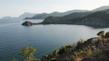 Türkiye 'de resim gibi Akdeniz manzarası
