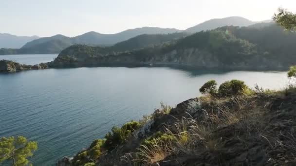 土耳其美丽的地中海海景 — 图库视频影像