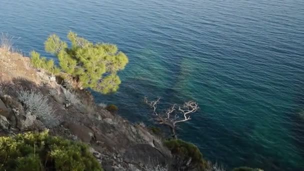 Türkiye 'de resim gibi Akdeniz manzarası — Stok video