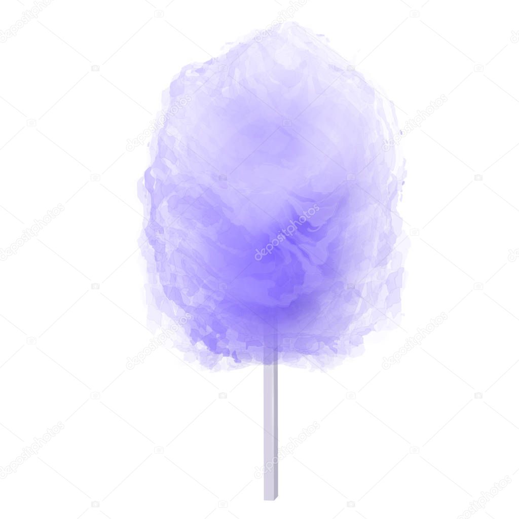 Colorato zucchero filato. Nubi di zucchero 3d vettoriale illustrazione -  Vettoriale Stock di ©RaZalina 309852668
