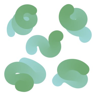 Holografik bukalemun tasarımının izole elementlerini ayarla. Renkli sıvı boya tasarımı. Soyut gradyan elementler ayarlandı. Beyaz üzerinde izole edilmiş organik sıvı şekiller. Vektör 10 biçimi