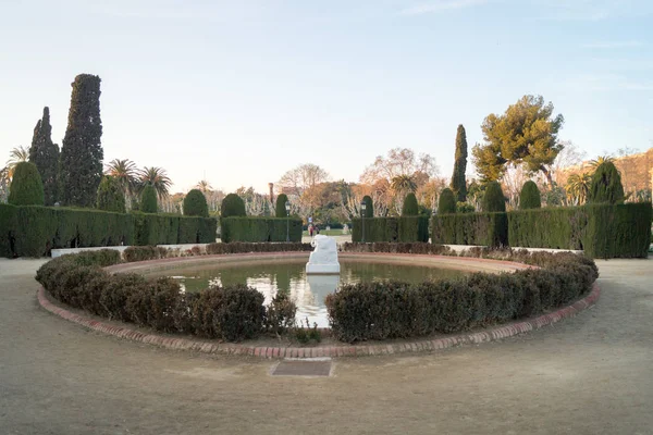 Cascada Monumental Parque Ciutadella Barcelona España Esta Épica Fuente Para — Foto de Stock