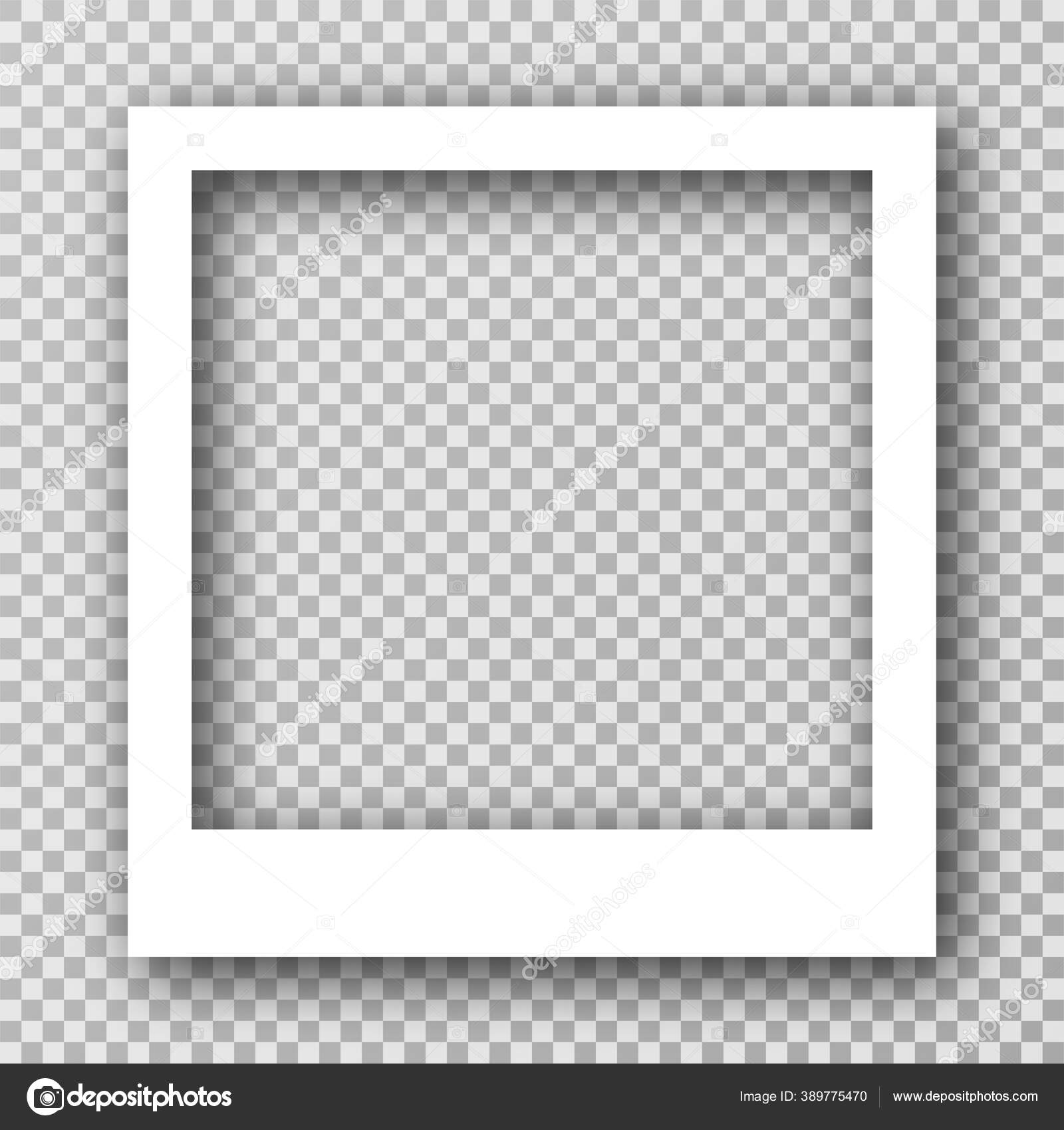 테두리를 미디어를 화이트 프레임 프레임은 그림자 효과와 흉내를 냅니다 사각형 스톡 벡터 - ©Yevgenij_D 389775470, image size:1600x1700