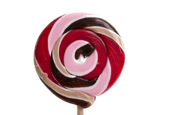 Sweet Candy Lollipop Isolated White — Stock Photo, Image