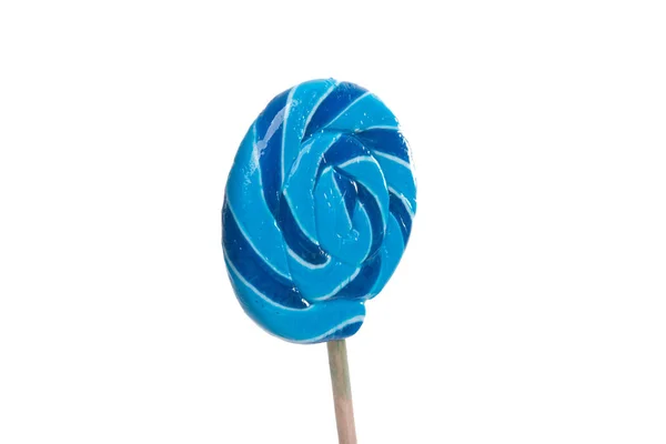 Kleurrijke Zoete Snoep Lollipop Geïsoleerd Witte — Stockfoto