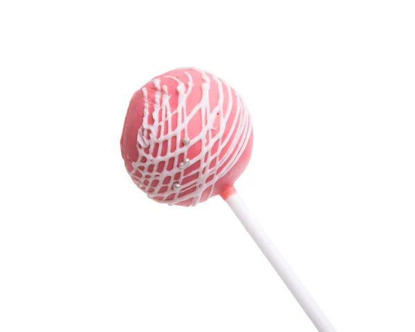Candy Cake Pop Izolované Bílém — Stock fotografie