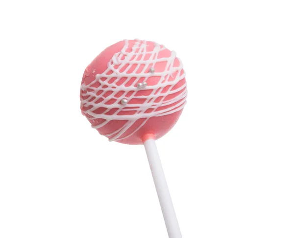 Candy Cake Pop Izolované Bílém — Stock fotografie