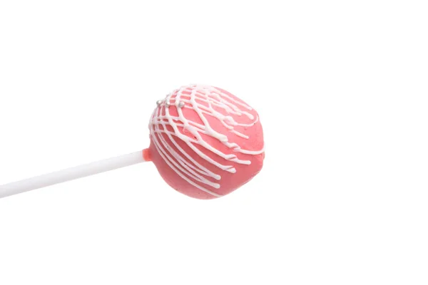 Candy Cake Pop Izolované Bílém — Stock fotografie